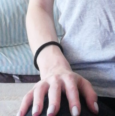 Hand reaching toward camera: reference photo 7 by HaGRID v2