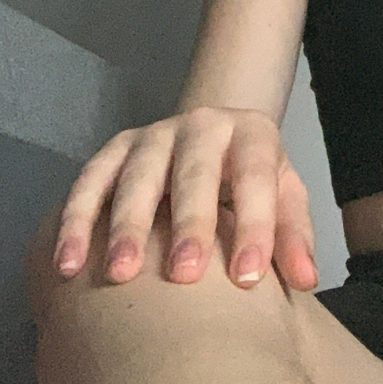Hand reaching toward camera: reference photo 12 by HaGRID v2